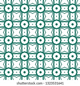 Seamless geometric ornamental vector pattern