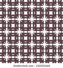 Seamless geometric ornamental vector pattern