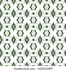 Seamless geometric ornamental vector pattern