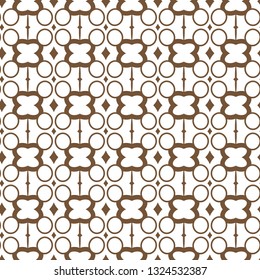 Seamless geometric ornamental vector pattern