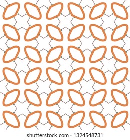 Seamless geometric ornamental vector pattern