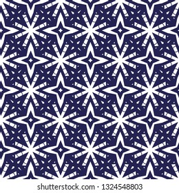 Seamless geometric ornamental vector pattern