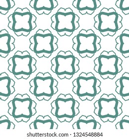 Seamless geometric ornamental vector pattern