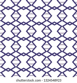 Seamless geometric ornamental vector pattern