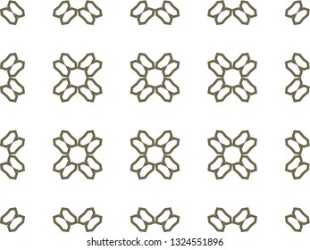Seamless geometric ornamental vector pattern