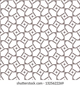 Seamless geometric ornamental vector pattern