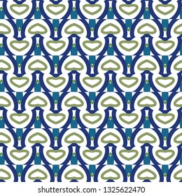 Seamless geometric ornamental vector pattern
