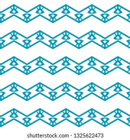 Seamless geometric ornamental vector pattern