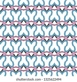 Seamless geometric ornamental vector pattern