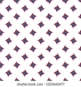 Seamless geometric ornamental vector pattern
