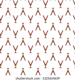 Seamless geometric ornamental vector pattern