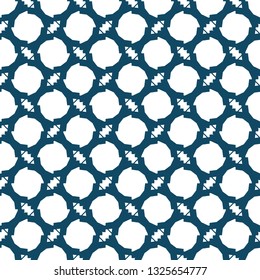 Seamless geometric ornamental vector pattern