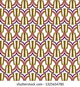 Seamless geometric ornamental vector pattern