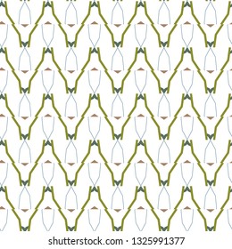Seamless geometric ornamental vector pattern
