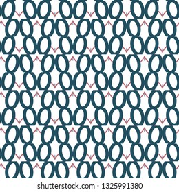 Seamless geometric ornamental vector pattern