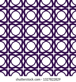Seamless geometric ornamental vector pattern