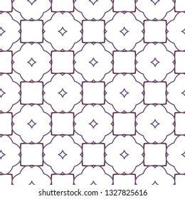 Seamless geometric ornamental vector pattern