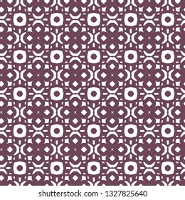 Seamless geometric ornamental vector pattern