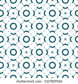 Seamless geometric ornamental vector pattern