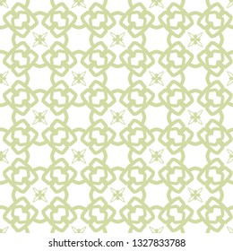 Seamless geometric ornamental vector pattern