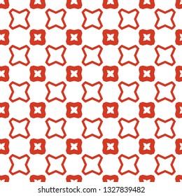 Seamless geometric ornamental vector pattern