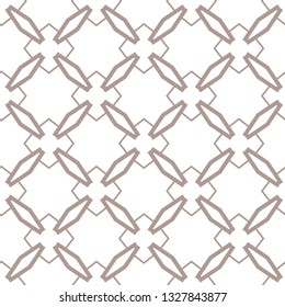 Seamless geometric ornamental vector pattern
