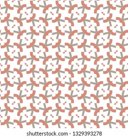 Seamless geometric ornamental vector pattern