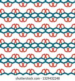 Seamless geometric ornamental vector pattern