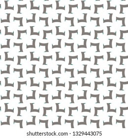 Seamless geometric ornamental vector pattern
