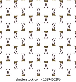 Seamless geometric ornamental vector pattern