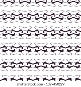 Seamless geometric ornamental vector pattern