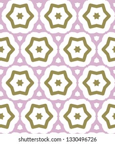 Seamless geometric ornamental vector pattern