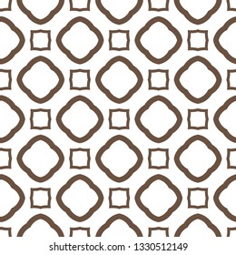Seamless geometric ornamental vector pattern