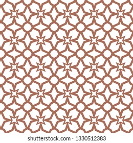 Seamless geometric ornamental vector pattern