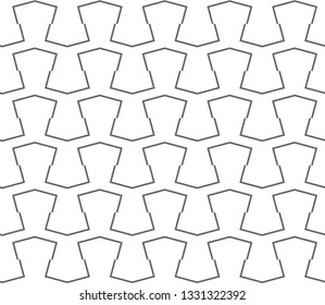 Seamless geometric ornamental vector pattern