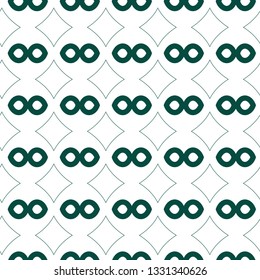 Seamless geometric ornamental vector pattern