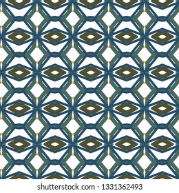Seamless geometric ornamental vector pattern