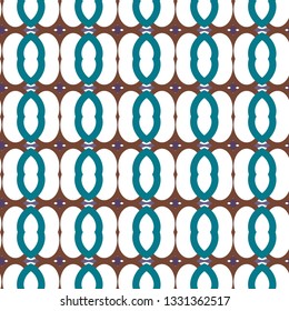 Seamless geometric ornamental vector pattern
