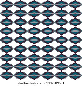 Seamless geometric ornamental vector pattern