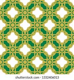 Seamless geometric ornamental vector pattern