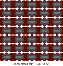 Seamless geometric ornamental vector pattern