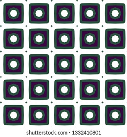 Seamless geometric ornamental vector pattern