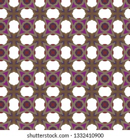 Seamless geometric ornamental vector pattern