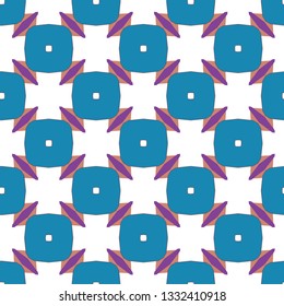 Seamless geometric ornamental vector pattern
