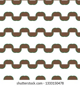 Seamless geometric ornamental vector pattern