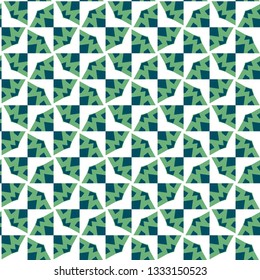 Seamless geometric ornamental vector pattern