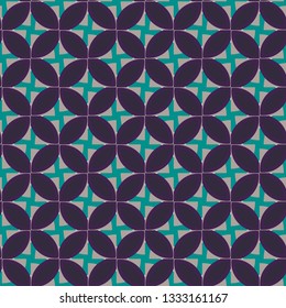 Seamless geometric ornamental vector pattern