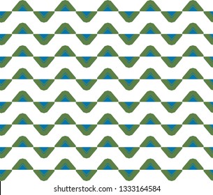 Seamless geometric ornamental vector pattern