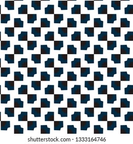 Seamless geometric ornamental vector pattern