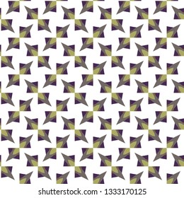 Seamless geometric ornamental vector pattern